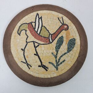 Handcrafted Roadrunner Kitchen & Bar Cooking Trivet From Egypt 7 Inch Round 2010